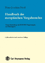 Handbuch des europischen Vergaberechts