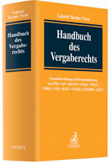 Handbuch des Vergaberechts