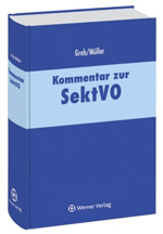 Kommentar zur SektVO Kommentar zur SektVO